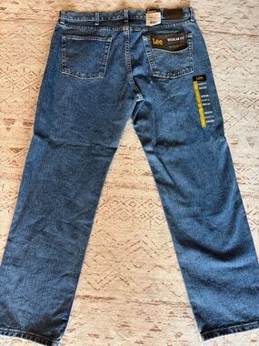 Lee Men's Straight Leg Blue Denim Jeans